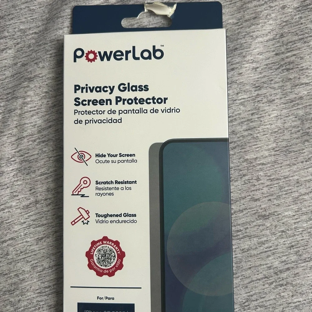 PowerLab Privacy Glass Screen Protector